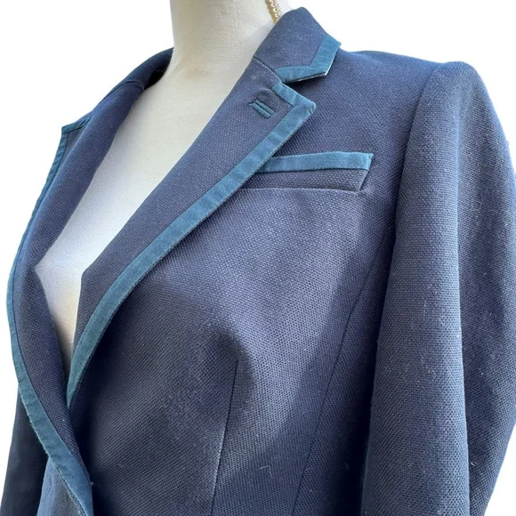 Boden - Picardy Tipped Navy Cotton Blaze, Size 6P - Picture 5 of 14